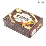 1700 쵸코하임 47g 크림 간식 과자 군것질 바삭 쿠키 먹방 유튜브 틱톡먹방 틱톡 디저트 : 아트윈