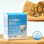 인사케어 플러스 60정 (약2개월분) 치아 뼈 건강 영양제 : 오월헬스케어