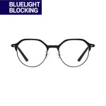 반뿔테 오버사이즈 블루라이트 차단 안경 RECLOW E516 BLACK GLASS 청광 VER : RECLOW 리끌로우