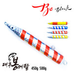 나라샵 대구 메탈 지그 봉메탈 야광 대구채비 400g 450g 500g : 나라샵쇼핑몰