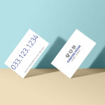 전화번호가 멋진 애견샵 펫샵 애견용품샵 동물병원 명함 : 디자인 밥