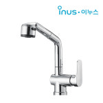 이누스 G-0820 원홀 주방 싱크 수전 (측면 핸들) 씽크대수도 G0820 : 해림바스