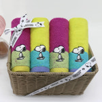 송월타올 스누피 컬러 핸드 어린이집 주방 타올 : 송월타올