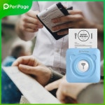 스티커 라벨기 라벨 바코드 프린터 PeriPage A6 203DPI Mini Tragbare Tasche Thermische Foto Drucker Mobile 58mm : 모아모아95