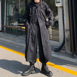 제나더 남자 가을 겨울 코스 야상 후드롱코트 : 제나더