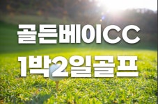 (충남-골든베이cc) 골든베이cc 1박2일골프패키지 : 세이브투어- 황수진차장