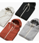 빅유니온 후드 집업 21FW BIG UNION 89  ZIP UP HOOD (GREY) : 하인드사이트