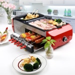 팔자좋은날 신세개 멀티쿠커 바베큐 꼬치구이 전골요리을 한번에 캠핑그릴 멀티 전기그릴 : 뻔한골프