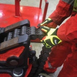 천하무적장갑 안전장갑 CTP-02 딥그립 산업용 공업용 작업장갑 미끄럼방지 손등보호 : 시월생 스토어