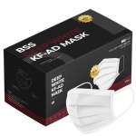 비에스에스 딥 화이트 마스크 국산 일회용 KF-AD 덴탈 마스크 흰색 50매 : BSS 공식몰