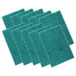 국산 수세미 10개 주방용품 청소 설거지 초록 캠핑 여행 욕실 일회용 바닥 찌뜬때 김장 : 청원상사