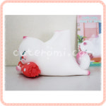 팝마트- 비비캣 뒹굴뒹굴 시리즈 단품 요가 비비(열린 박스) 아트토이 고양이피규어 핫토이 : 큐트로미의 행복선물