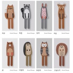 차키걸이 자석 캐릭터 부착 현관문 냉장고 마스크 열쇠 소품 고리 걸이 8종류 : 벌교마켓