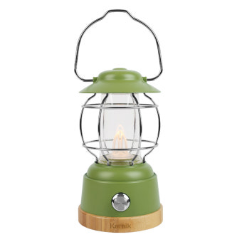 카르닉 캠핑랜턴 램프 쉐이드 레트로 LED 충전식 감성 실내등 : Karnik Sports