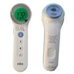 BRAUN 브라운체온계 BNT400 체온계 비접촉체온계 온도측정기 브라운 비접촉 발열체크기 열체크 열감지기 적외선 피부 : 새암의료기