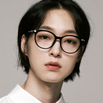 오버사이즈 원형라운드 빈티지 레트로 블루라이트 차단 남자 여자 패션 투명뿔테안경 : 하루홀릭