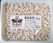 펫츠플레이트 동결건조간식 북어트릿(큐브) 500g : 펫츠플레이트