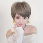 중단발머리 레이어드컷 여자 긴 헤어스타일 S컬 히피 짧은 숏컷 펌 처피뱅 단발파마 : 디자이너미미