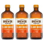 Brew Dr 브루닥터 유기농 아일랜드 망고 콤부차 414ml 3팩 : 리치브로스