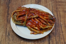 소래포구 개성상회 국산 마늘쫑 무침 250g 500g 800g 1인가구 소량 장아찌 반찬 : 소래개성상회