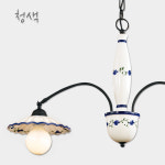 세라믹조명 이삭 2등 펜던트 Ø800 : 조명나라 스토어