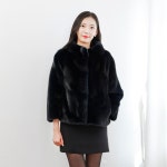 우진(WJ)모피 코펜하겐 풀스킨 숏밍크코트 숏밍크자켓(WJMM8N) 국내생산 본사직영 : WJ FUR
