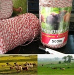 러브유어패밀리 전기울타리 목책기 폴리와이어 500m 축사 농업용품 끈 라인 선 : 오늘도 우리집