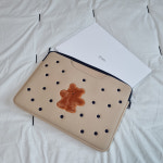 LG그램 16인치 노트북 파우치 테디베어 가방 곰탱이 : 미소플레이스