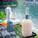 이소가스 워머 라탄 케이스 커버 덮개 거실 서재 카페 소형 중형 베이지 브라운 캠핑 : dante38