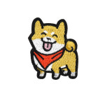 강아지 와펜 17종세트 비글 불독 시바견 달마시안 댕댕이 발 마르티즈 시츄 마크 모자 옷 가방 : Ladybug