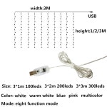 코스트코크리스마스랜턴 캠핑알전구 불멍무드등 3 m led 커튼 꽃줄 빛 usb 원격 제어 창 문자열 조명에 요정 크리스마스 화환 새해 파티 장식... 