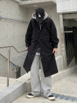 m65 롱 트렌치 피시테일 야상 : 단 스튜디오