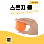 스펀지볼 마사지 악력 재활 악력기 손운동볼 유아 소근육발달 : 바음