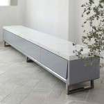 모던 거실장 티비다이 천연 대리석 TV 다이 거치대 : 까사나