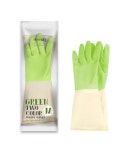 D0145/ 명진 투톤 고무장갑 주방장갑 그린 : yesmii