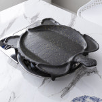 에코베스트 거북이고기불판 거북이불판 주물팬 삼겹살구이팬 : 에코베스트