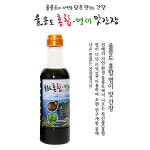 홍가네 독도 홍게 & 울릉도 명이 홍합 만능간장 맛간장 520g x 2병 선물세트 : 야미야미 스토어