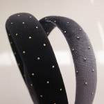 제이로렌 새틴 패브릭 도트 헤어밴드 H0659 : 제이로렌