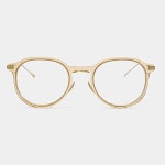 아키하루 58033 가벼운 티타늄 뿔테안경 블루라이트차단 남자 여자 시력보호 패션 안경 : 나네뜨뉴욕