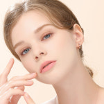 디유아모르 925 실버 브리앙뜨 무아르 원터치 링귀걸이 : 오로프