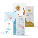 크린탑 황사 방역마스크 KF94 184 화이트 대형 소형 3D 입체형 끈조절 에버그린 제조 : 본세이프티샵