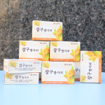 엘지생활건강 살구맛사지 비누 100g X 10개 / 스크럽비누 업소용 여관용품 대용량 : skinlove