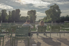 숨summ 쉬폰 패브릭 포스터 유럽 프랑스 - Jardin des Tuileries, France : summ