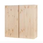 원목장 도어형수납장 복도 슬림장 여닫이 수납정리장 책 양문형 3단 다용도실 사이드 조립 : 연이마켓