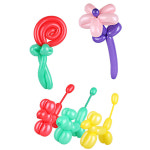 풍선 아트 요술 막대 강아지 매직 100개입 : 오린다