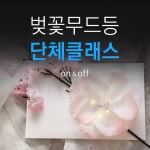 [워크샵 추천] 벚꽃 페이퍼 무드등 힐링교육 기업강의 원데이클래스 SMOOD 스무드 : 스무:디