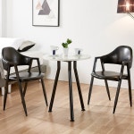 라운드 탁자 폭 좁은 공간 주방 거실 테라스 카페 원룸 공간활용 리빙 다이닝 가성비 미니 작은 둥근 우드 화이트 멀바우 LPM 철제 스틸 프레임... 