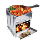 감성캠핑 차박 불멍 그릴화로 바베큐 BBQ 우드스토브 화로 가방케이스포함 : 월드디지털