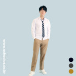 [허리조절기 바지] 스쿨어스 교복 남자 교복 동복바지 중학생 고등학생(3color) : 스쿨어스