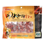 명견만리 강아지 간식 대용량 고기 육포 사사미 연어 스테이크, 400g, 2개 : 위아펫